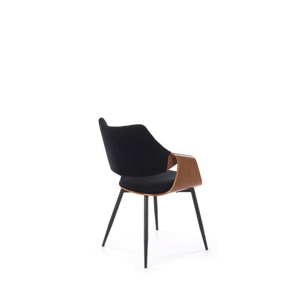 K586 chair, color: walnut / black 5