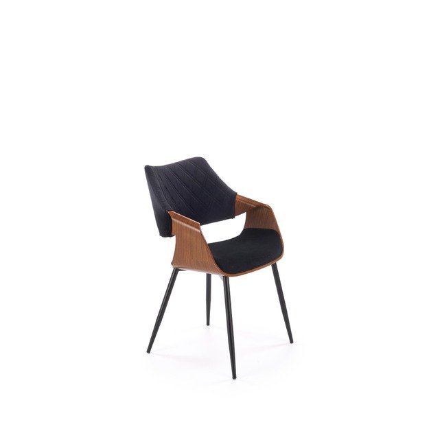K586 chair, color: walnut / black 4