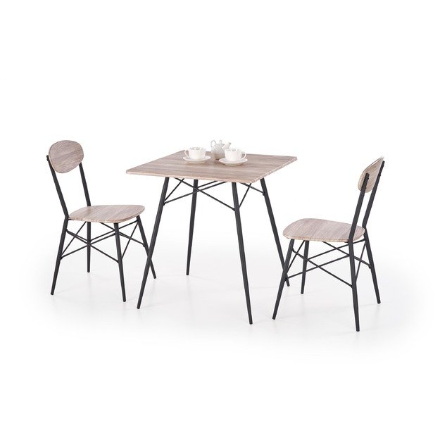 KABIR square, table 2 chairs
