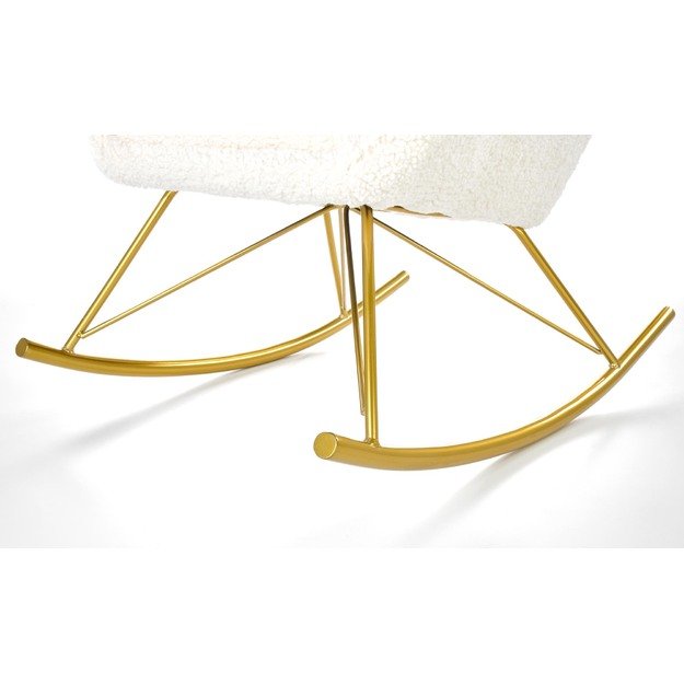 LIBERTO leisure armchair cream / gold 18