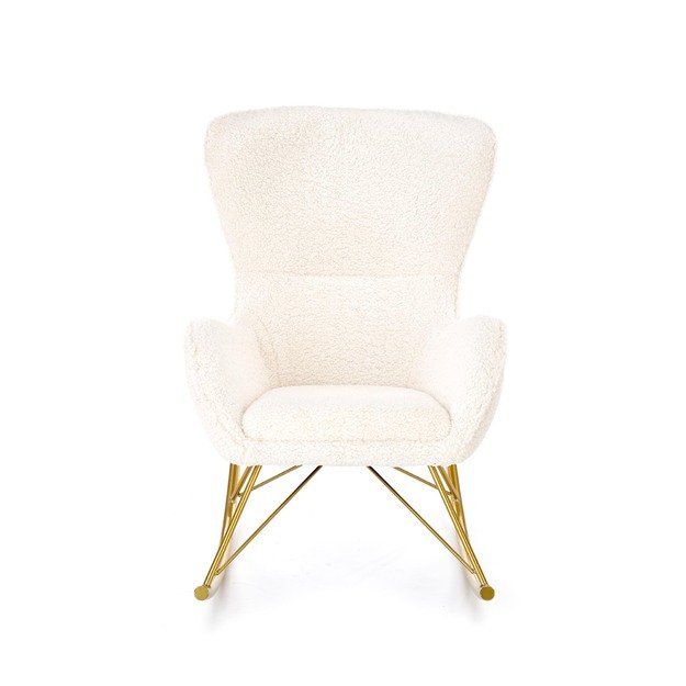 LIBERTO leisure armchair cream / gold 1
