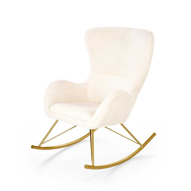 LIBERTO leisure armchair cream / gold 3