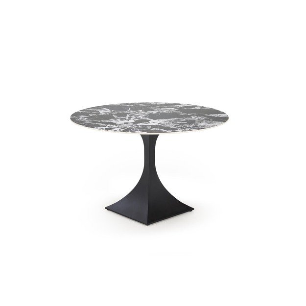 MANUEL round table, black marble / black 19