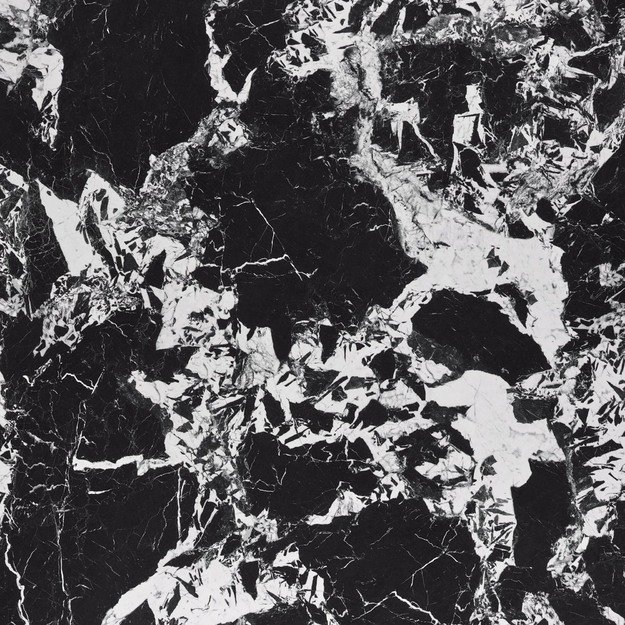 MANUEL round table, black marble / black 18