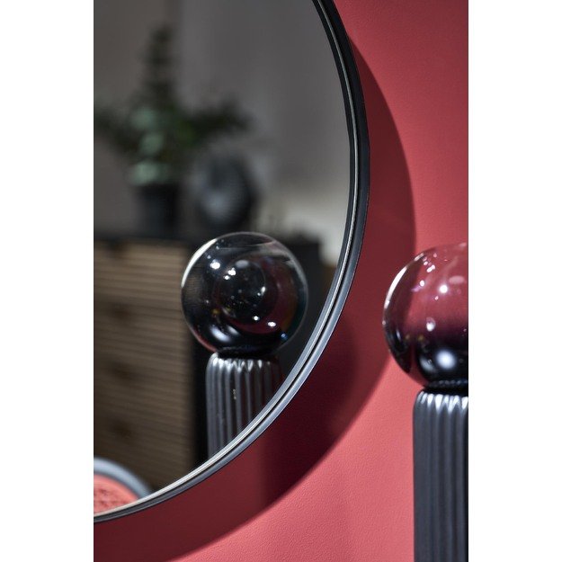 PATINA wall mirror, black 8
