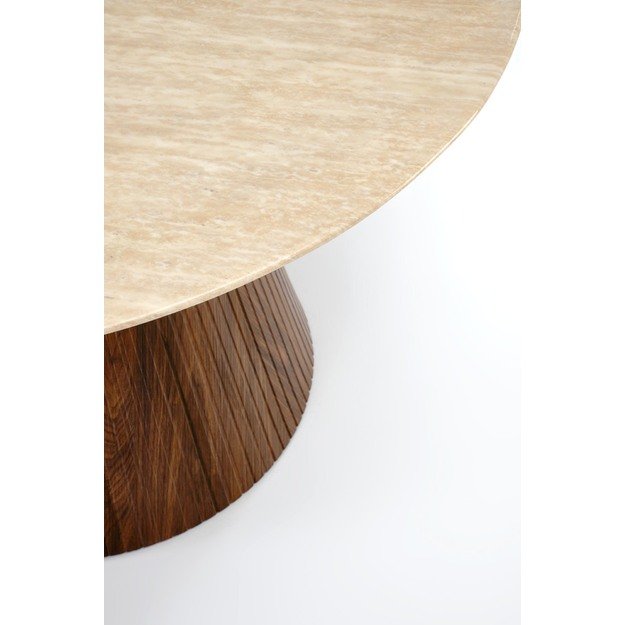 PIREUS round table travertine 6
