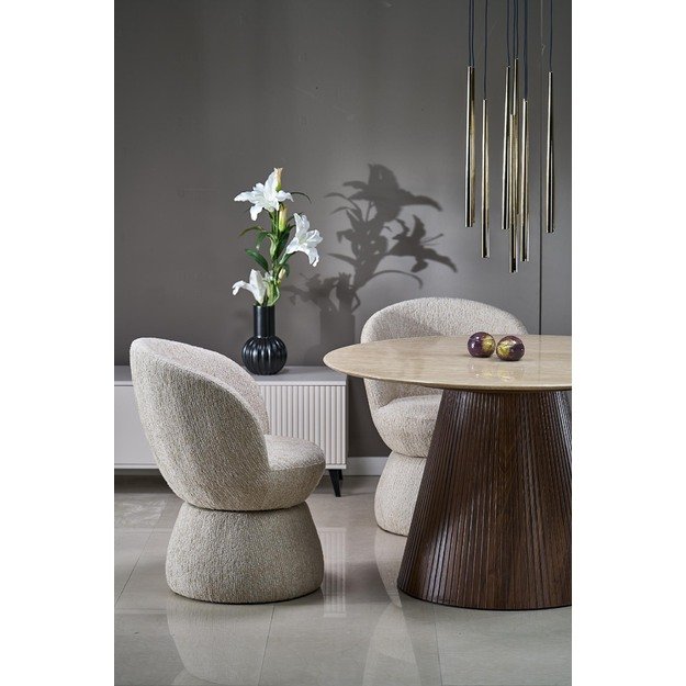 PIREUS round table travertine 2