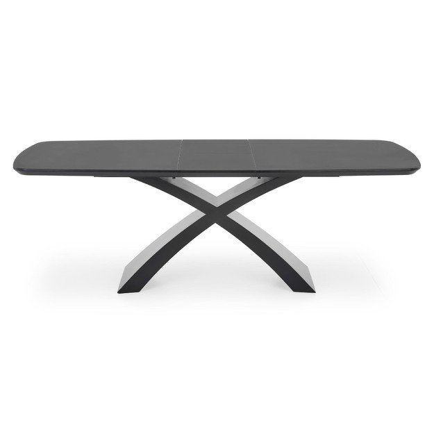 SILVESTRO table dark grey, leg black 29