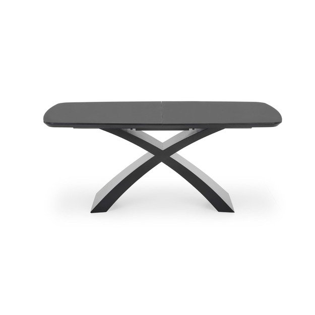 SILVESTRO table dark grey, leg black 28