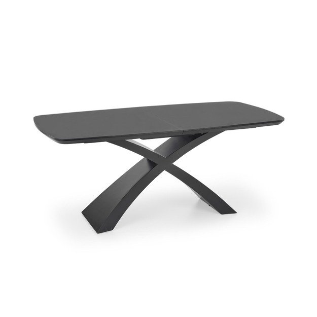 SILVESTRO table dark grey, leg black 9