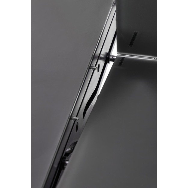 SILVESTRO table dark grey, leg black 12