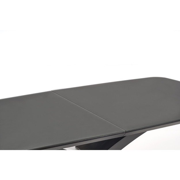 SILVESTRO table dark grey, leg black 1