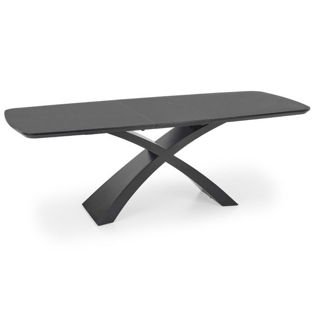 SILVESTRO table dark grey, leg black 30