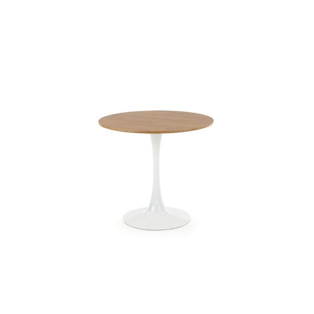 STING table, color: top - golden oak, legs - white 10