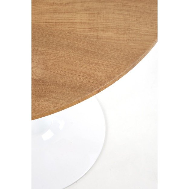 STING table, color: top - golden oak, legs - white 1