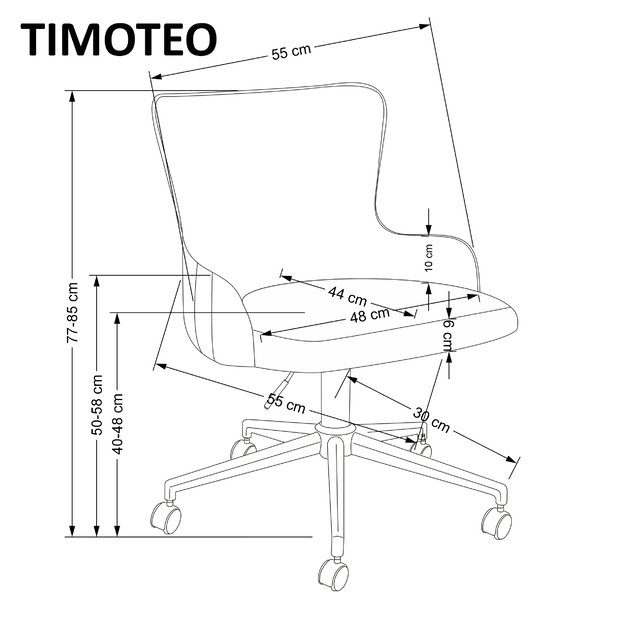 TIMOTEO chair, dark green 4