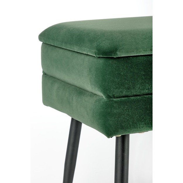 VELVA bench color: dark green / black 10
