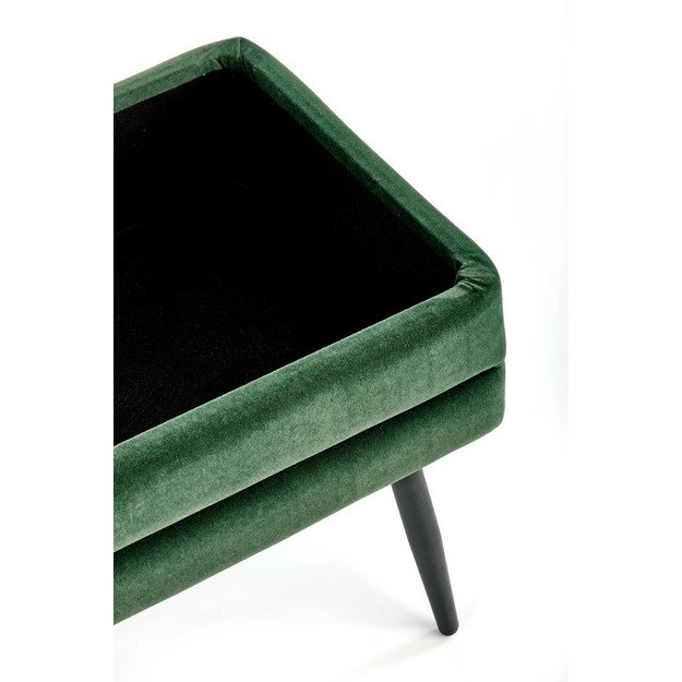VELVA bench color: dark green / black 4