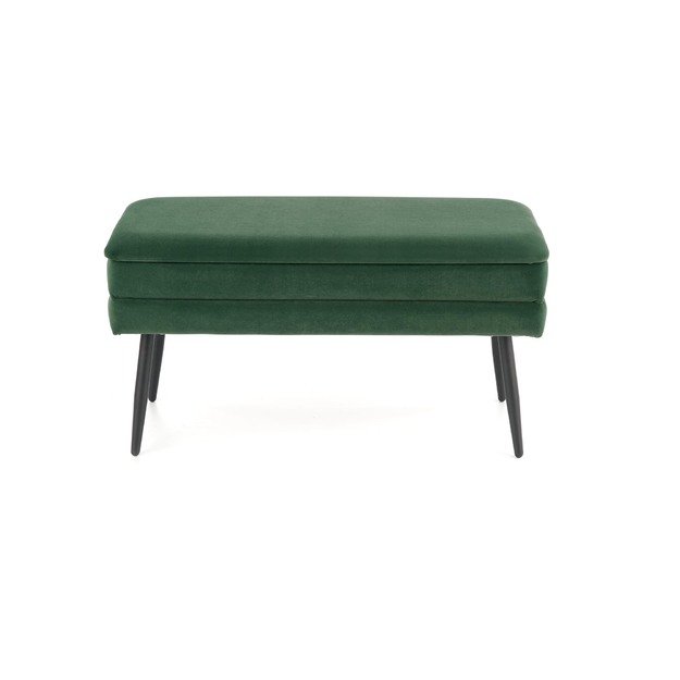 VELVA bench color: dark green / black 12