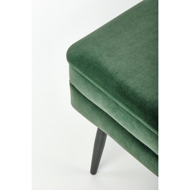 VELVA bench color: dark green / black 9