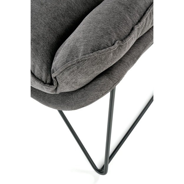 VOLKER leisure armchair dark grey/ black 10