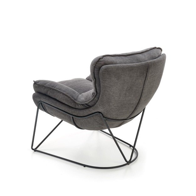 VOLKER leisure armchair dark grey/ black 6