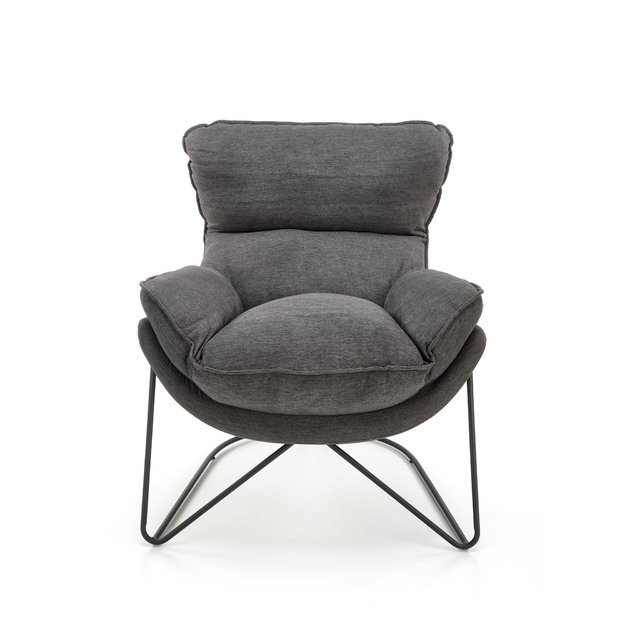VOLKER leisure armchair dark grey/ black 12