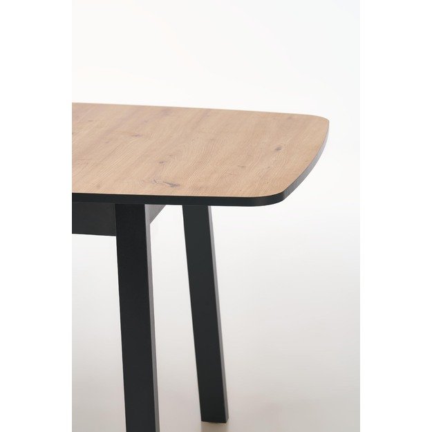 BARRIL extension table, color: artisan oak / black 1