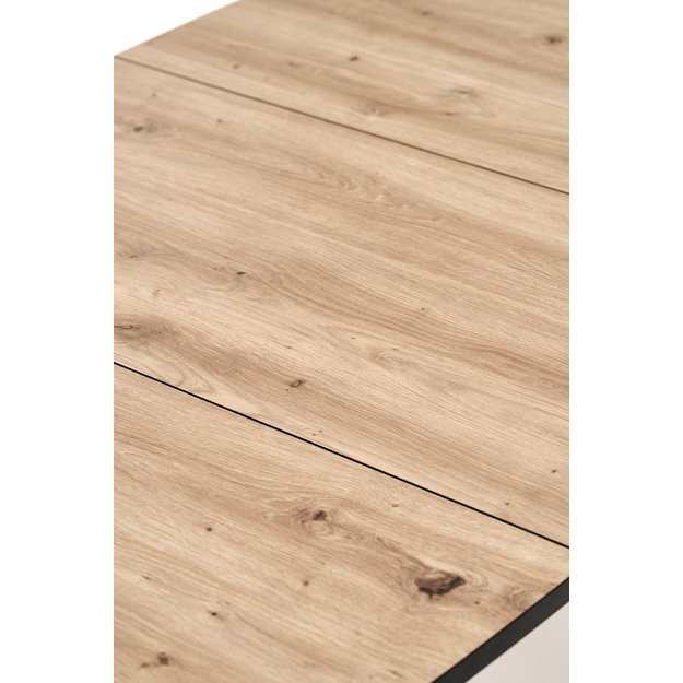 BARRIL extension table, color: artisan oak / black 18