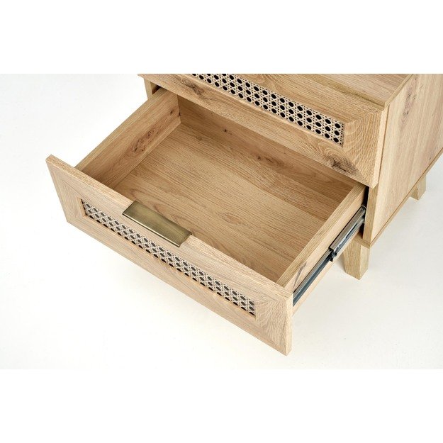 BORNEO SN-1 night stand, artisan oak / black 6