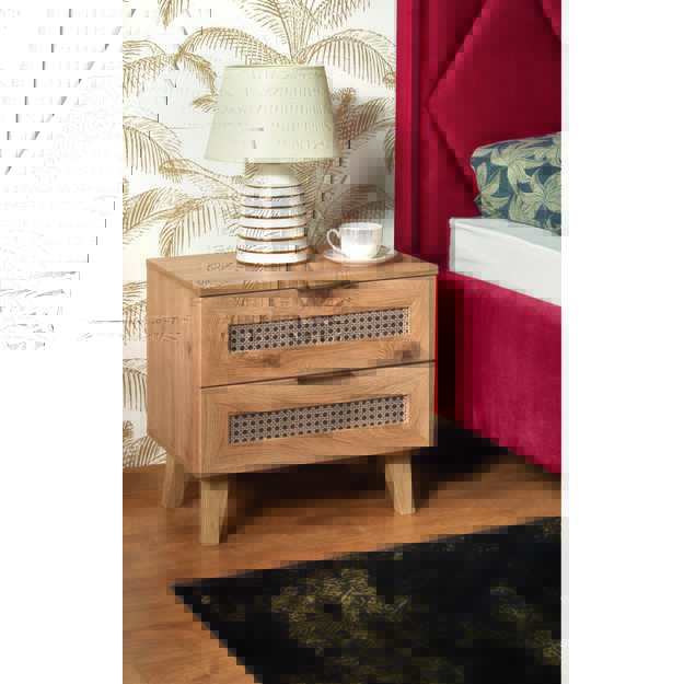 BORNEO SN-1 night stand, artisan oak / black 13