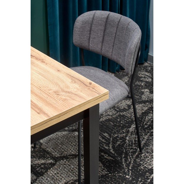 COBALT table, color: wotan oak/black 17
