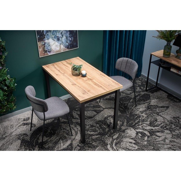COBALT table, color: wotan oak/black 1