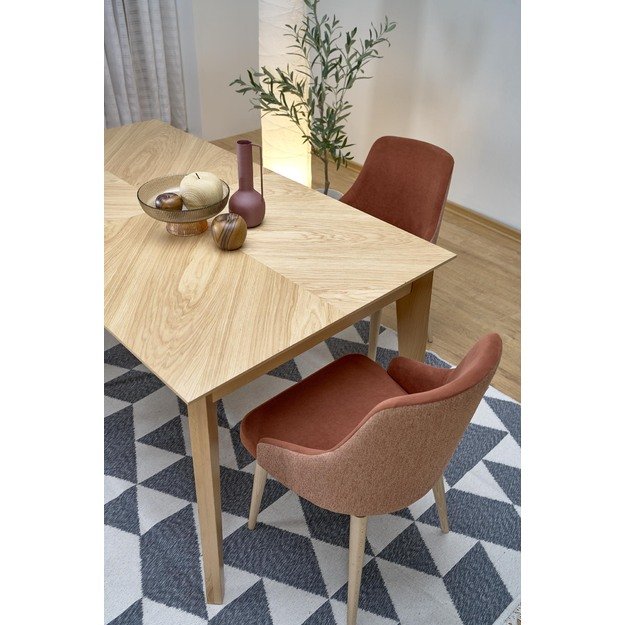 EDMONDO table natural oak 37