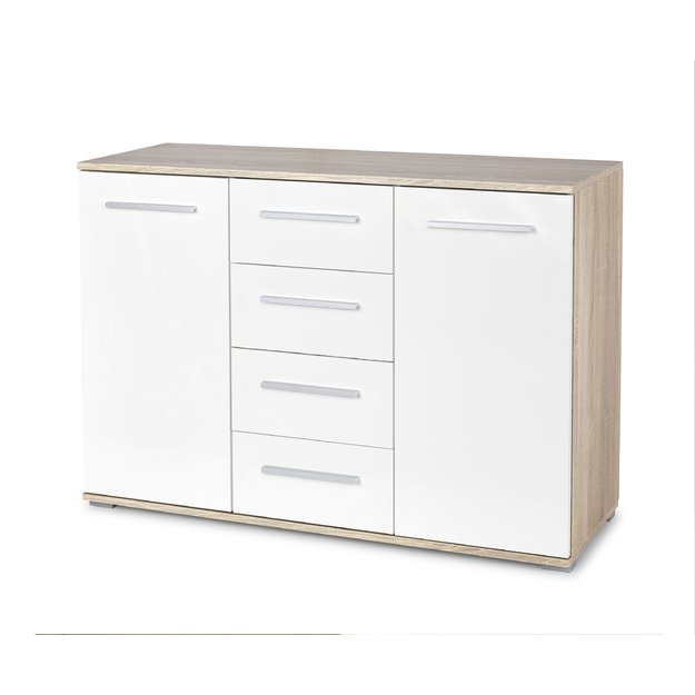 LIMA KM-4 chest, color: sonoma oak / white