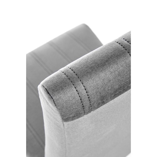 DIEGO 3 chair, color: quilted velvet Stripes - MONOLITH 85 5