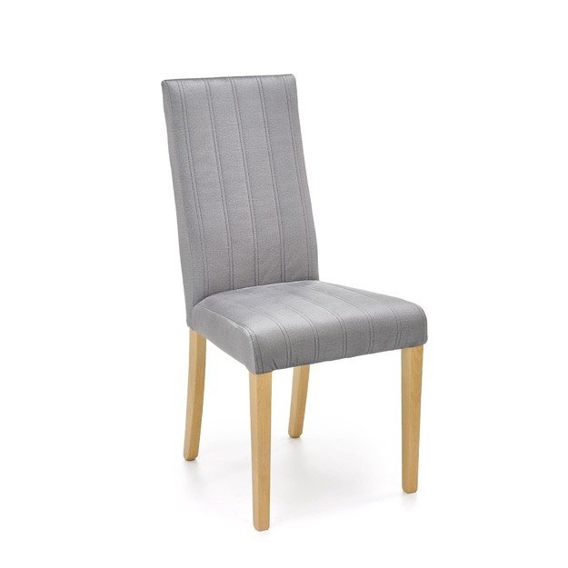DIEGO 3 chair, color: quilted velvet Stripes - MONOLITH 85 8