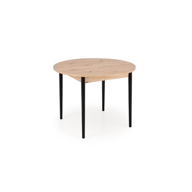 PIVOT extension table top - artisan oak, legs - black 9