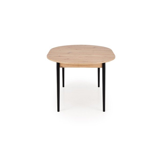 PIVOT extension table top - artisan oak, legs - black 4
