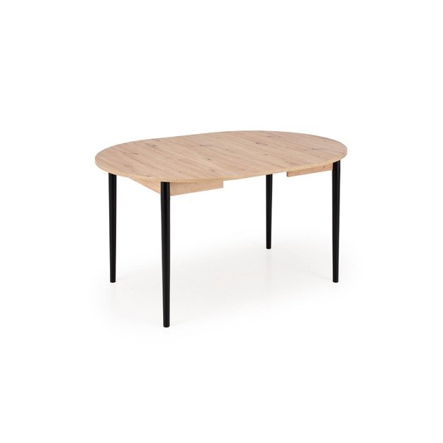 PIVOT extension table top - artisan oak, legs - black 6
