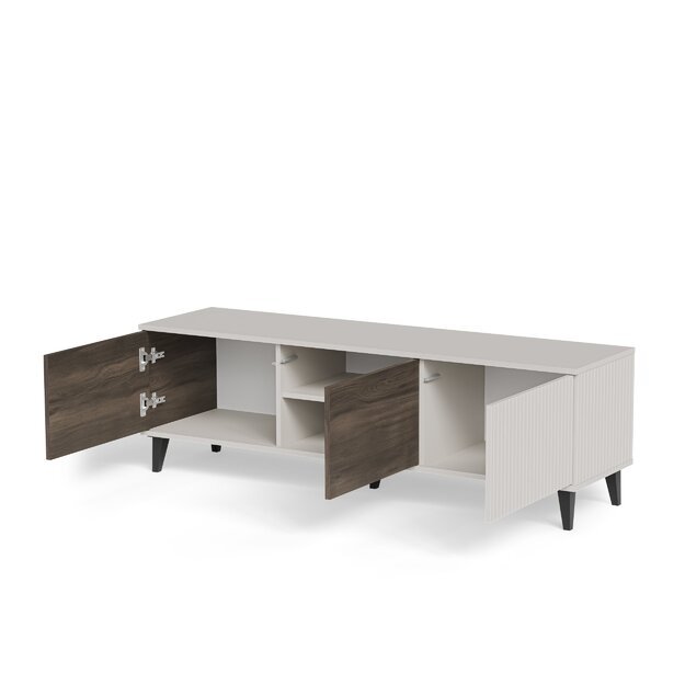 RANDOM 2 RTV-1 TV-stand, color: cashmere / walnut / black 9