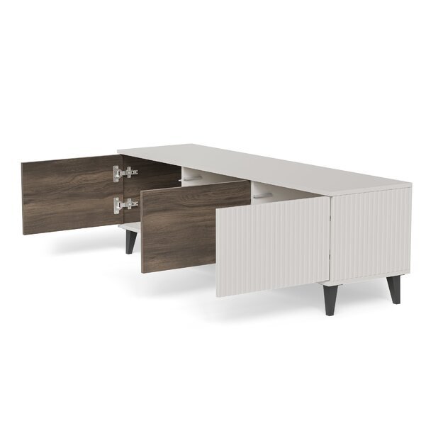 RANDOM 2 RTV-1 TV-stand, color: cashmere / walnut / black 13