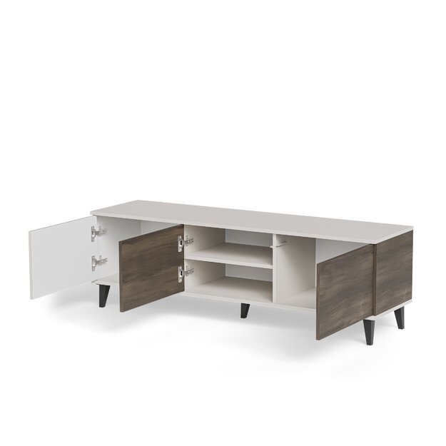 RANDOM 2 RTV-1 TV-stand, color: cashmere / walnut / black 8