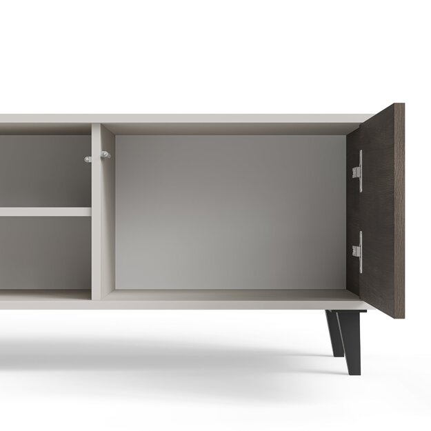 RANDOM 2 RTV-1 TV-stand, color: cashmere / walnut / black 15
