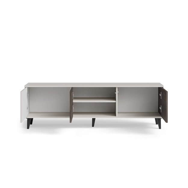 RANDOM 2 RTV-1 TV-stand, color: cashmere / walnut / black 4