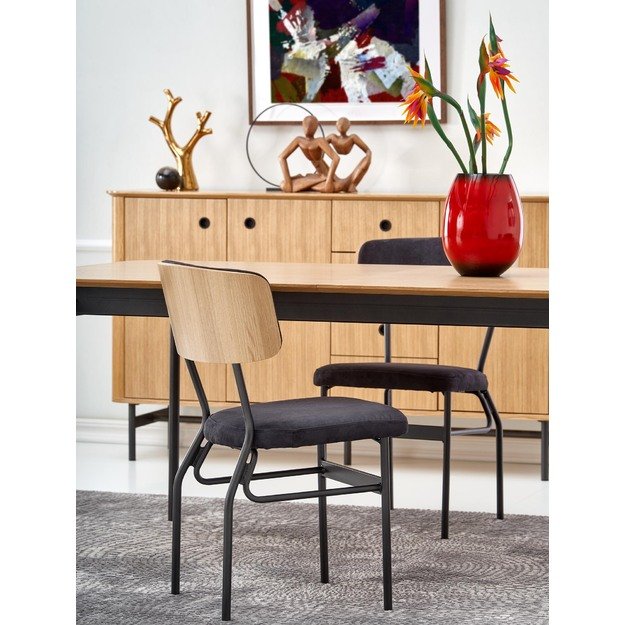 SMART-ST table color: natural oak / black 30