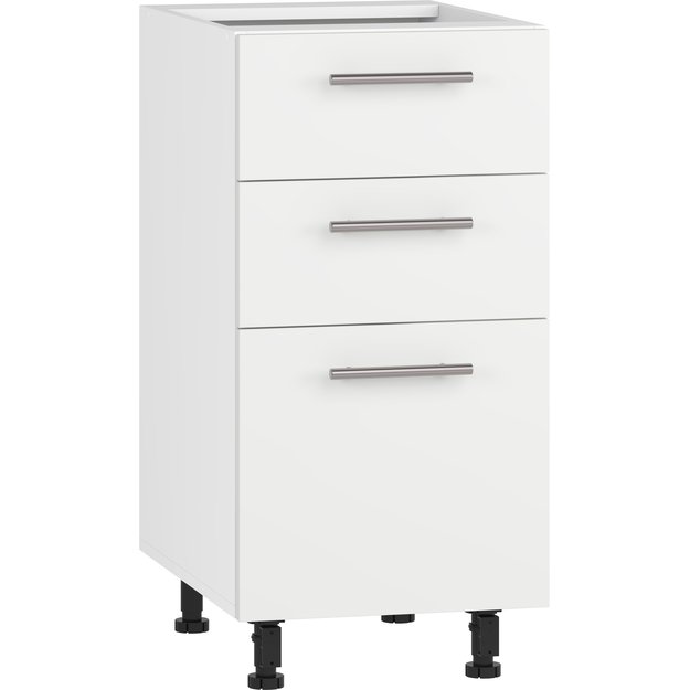 VENTO DS3-40/82 lower cabinet with drawers, color: white/white matt