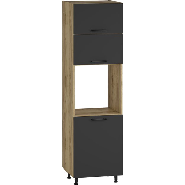 VENTO DP-60/214 high cargo cabinet, color: craft oak/antracite