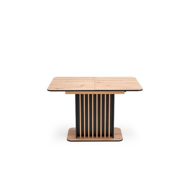 WILSON extension table, top - artisan oak / black, legs - artisan oak / black 6