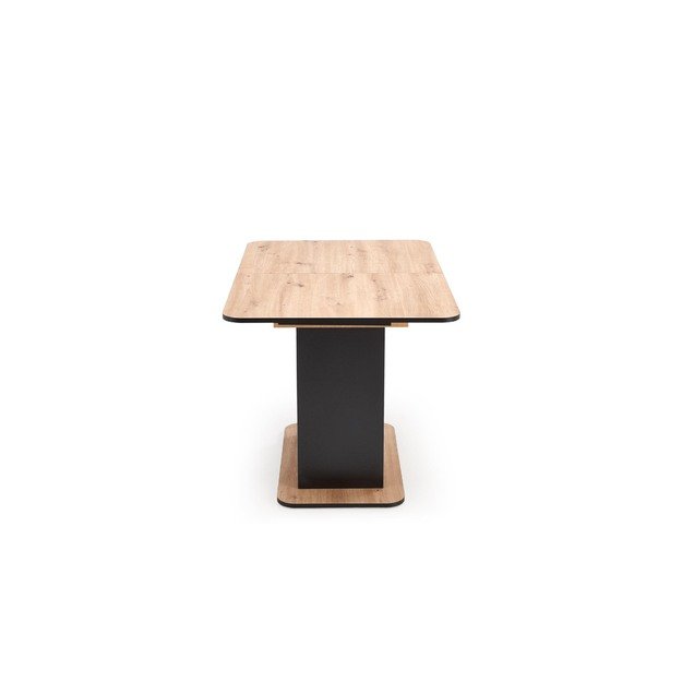 WILSON extension table, top - artisan oak / black, legs - artisan oak / black 5